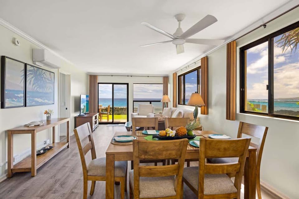 Dining and Living Area with AC