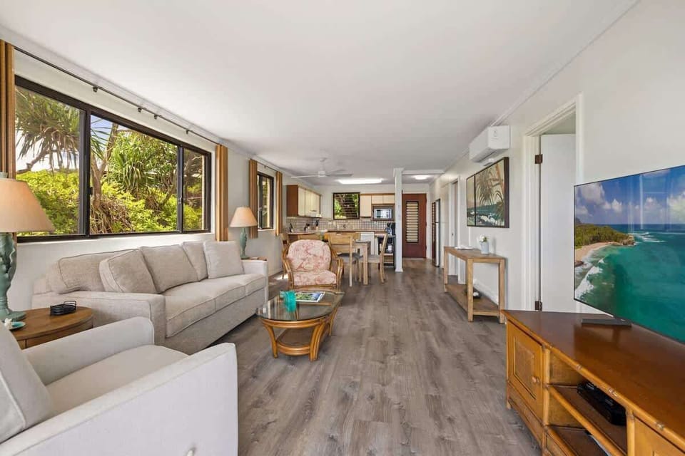 Living, Dining and Kitchen