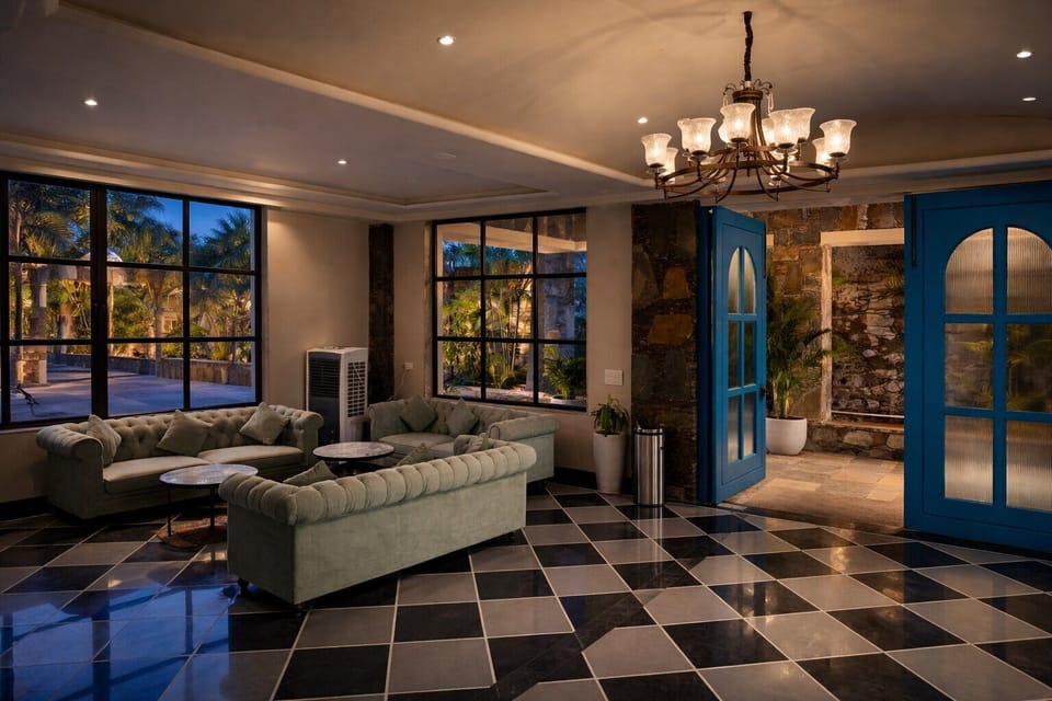 Lobby sitting area