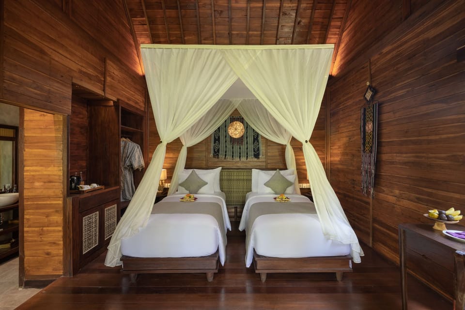 Suite Riverside Double or Twin with Free Shuttle to Ubud | Minibar, in-room safe, desk, laptop workspace
