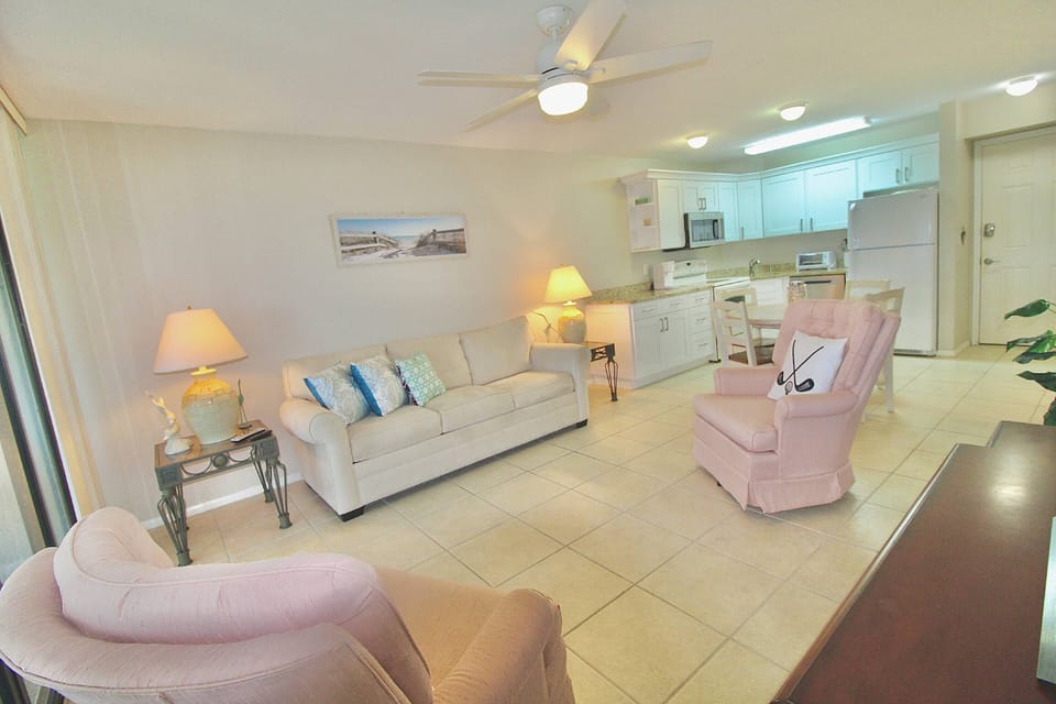 Relax together in comfortable seating and the couch pulls out into an additional sleeping space with a Queen size bed.