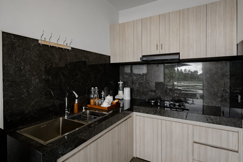 Villa | Private kitchen | Electric kettle, dining tables