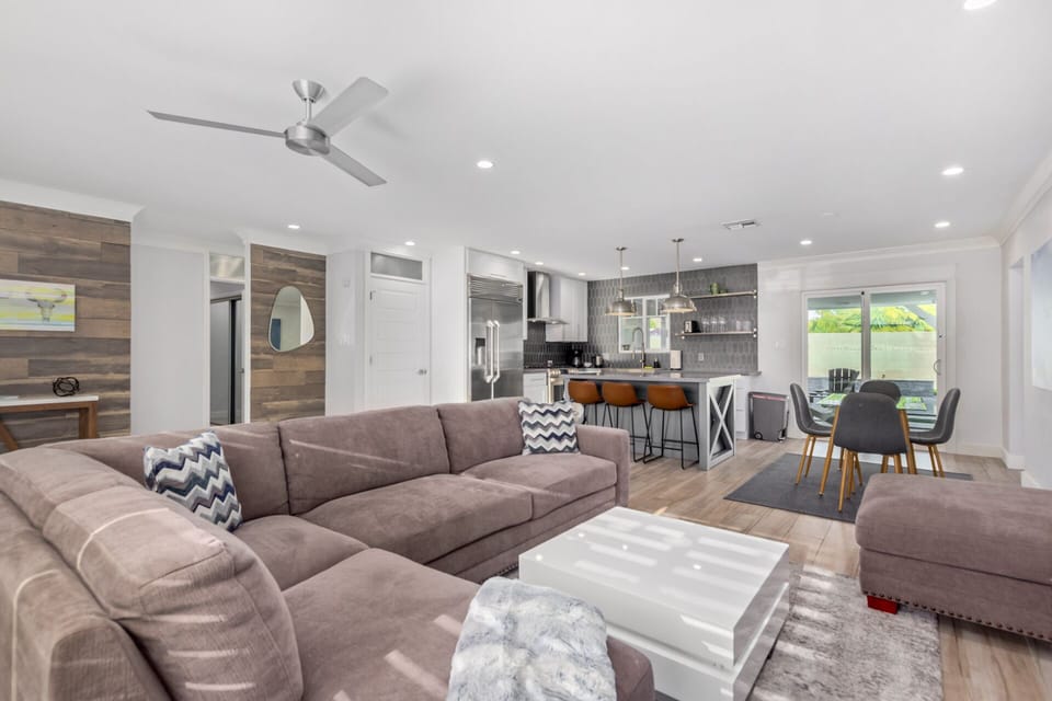 Connected living spaces for easy flow.