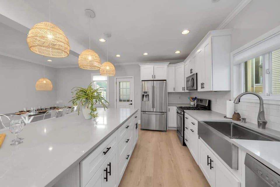 Cook, dine, and entertain in your fully renovated gourmet kitchen with stainless steel appliances.