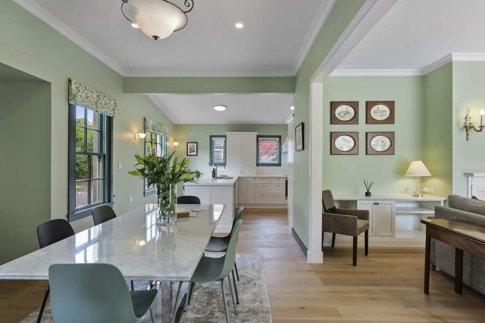 Dining and kitchen area