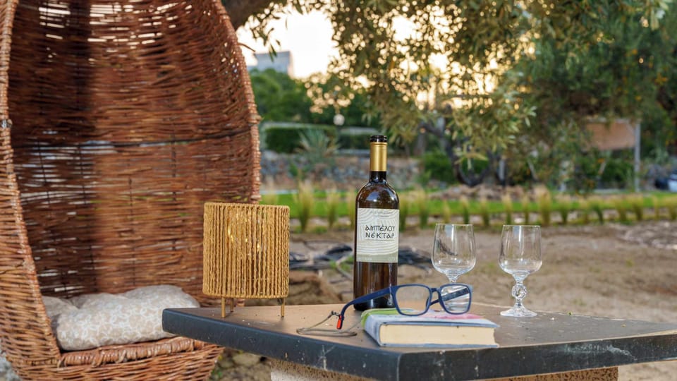 Stone Patio • Share Wine & Sunset Moments

