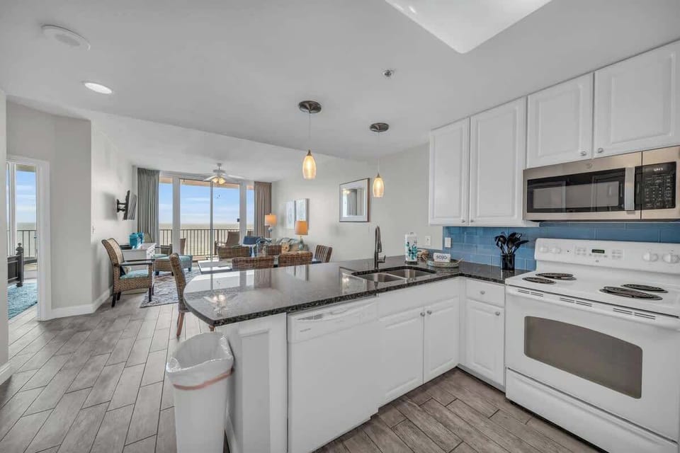 Open concept kitchen