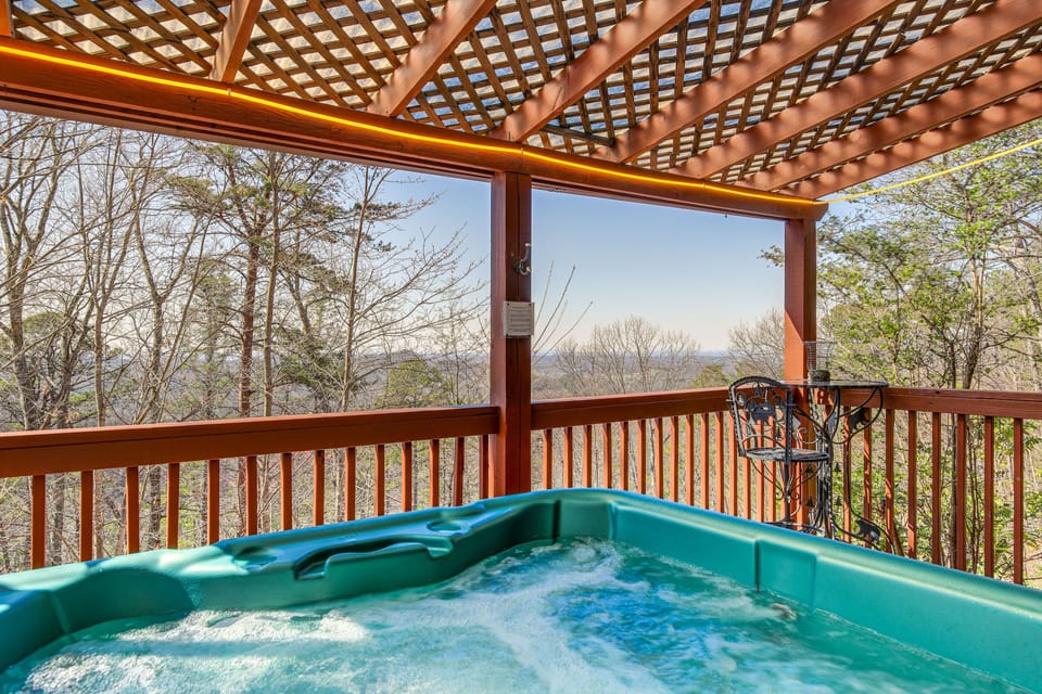 Private Hot Tub | Mountain Views | On-Site Nature Trail