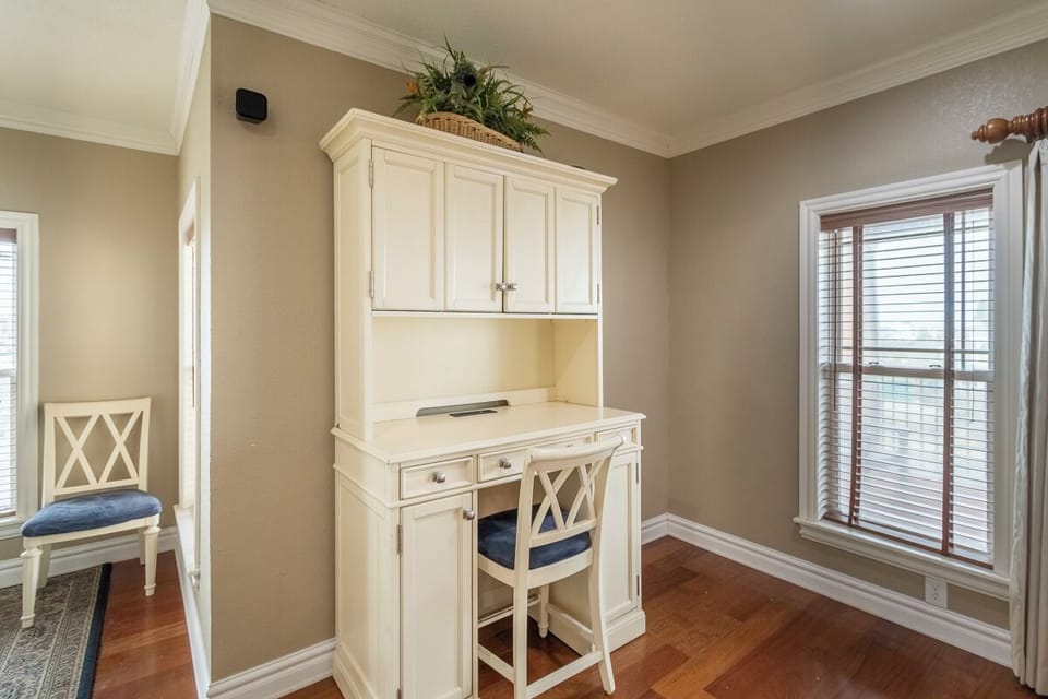 Workspace in Top Level Living Area