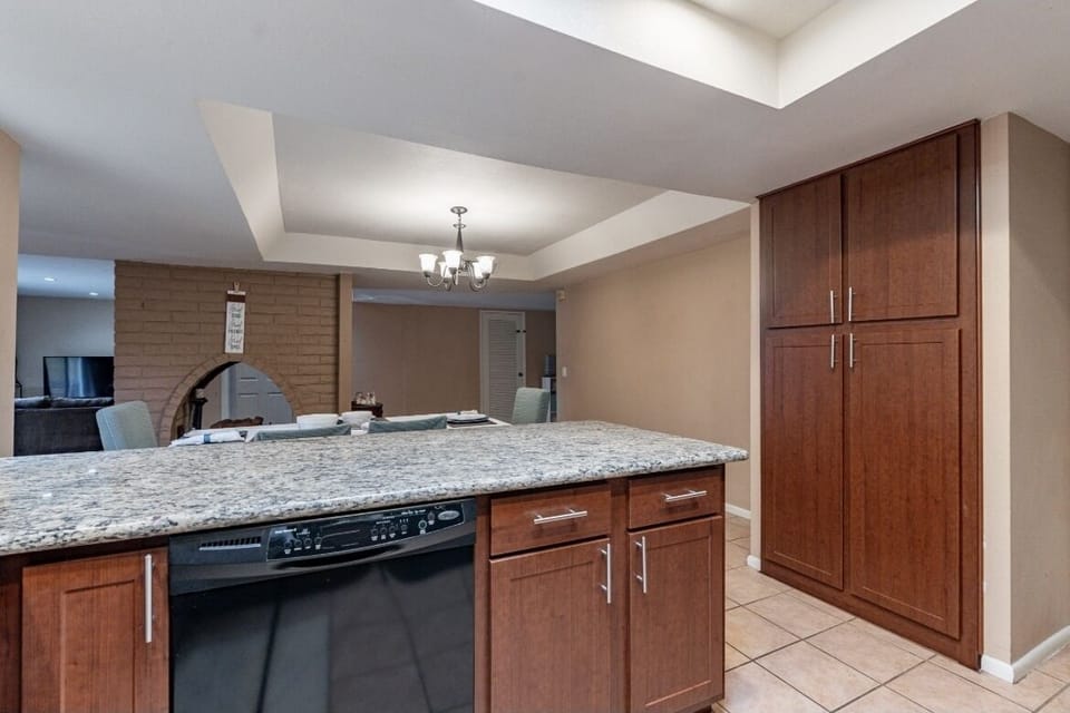 Fully functional kitchen with everything you need to make fantastic meals.
