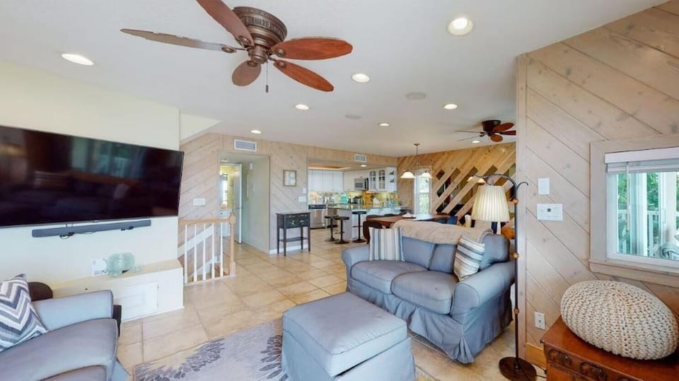 House, Multiple Beds (Beach Haven #C7) | Living area | TV