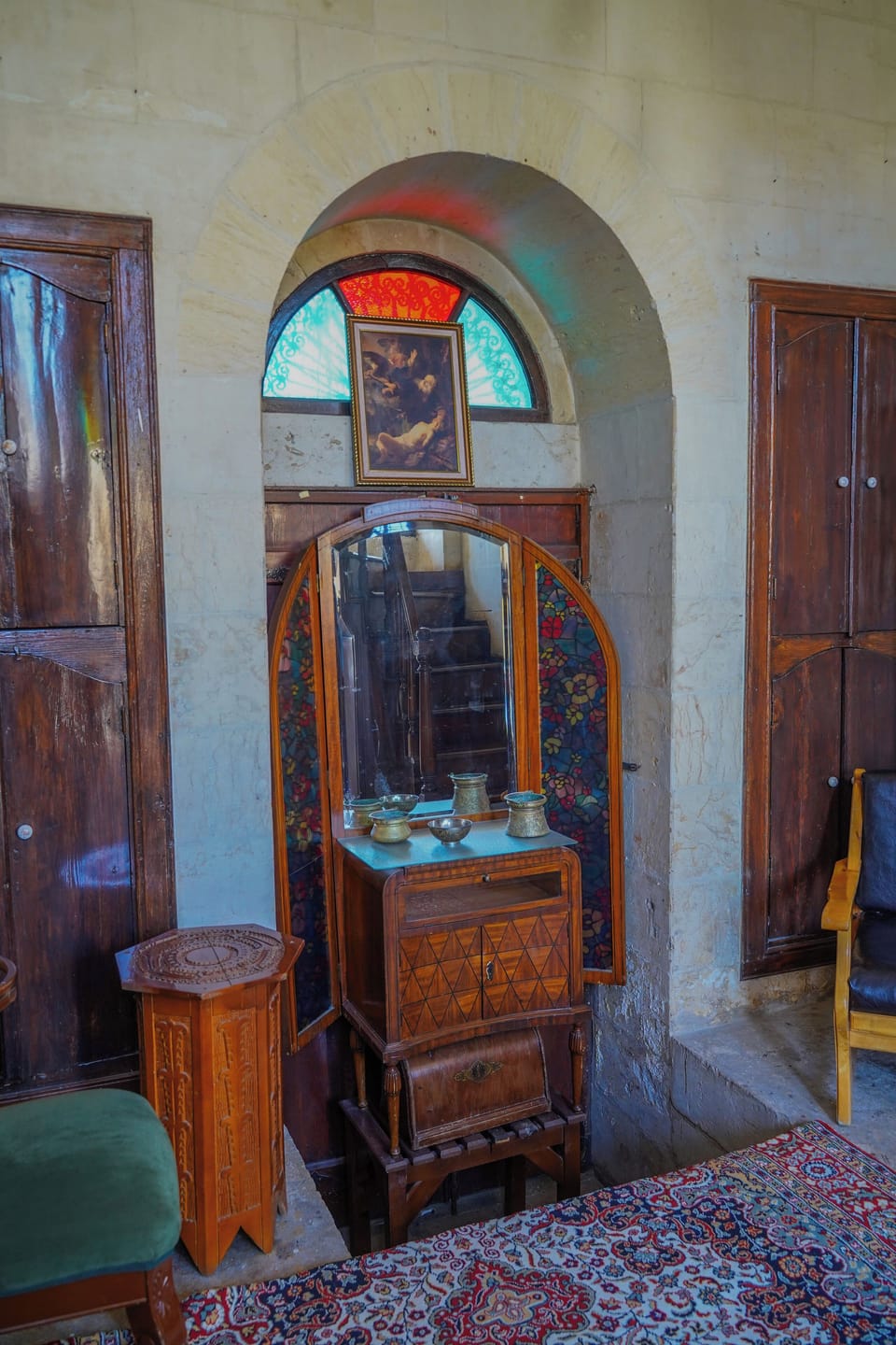 Interior entrance