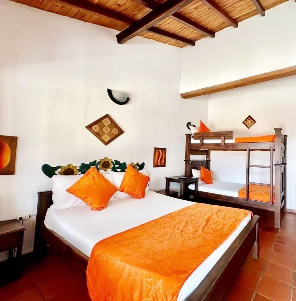 Comfort Quadruple Room | Hypo-allergenic bedding, desk, laptop workspace, free WiFi