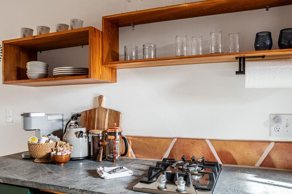 Kitchen stocked with essentials