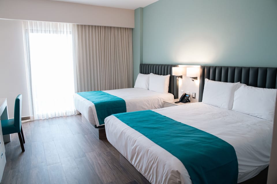 Standard Double Room, Pool View | In-room safe, individually decorated, desk, free WiFi