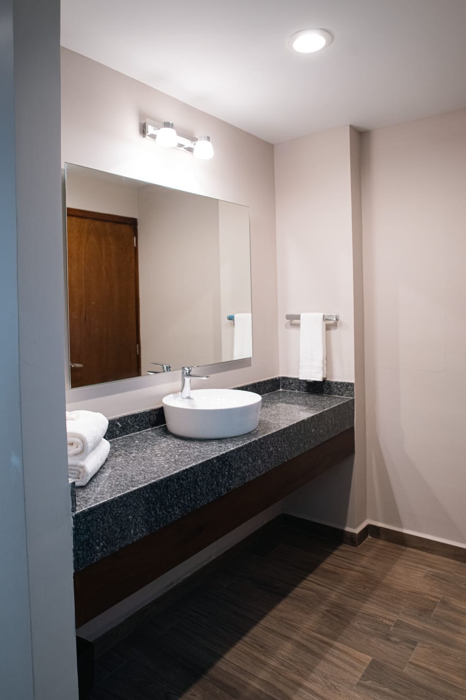 Standard Double Room, Pool View | Bathroom | Shower, hair dryer, towels, soap