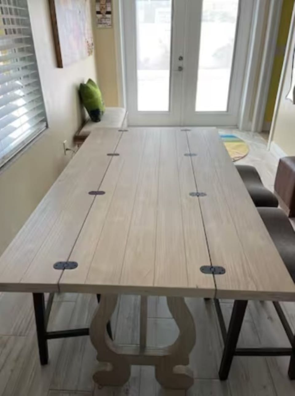 Table folded out.  Outside dining too!