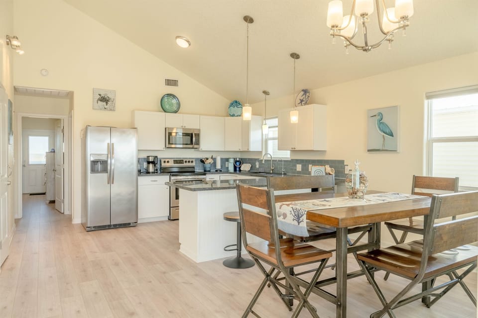 Gorgeous Open Concept Contemporary Living, Kitchen & Dining