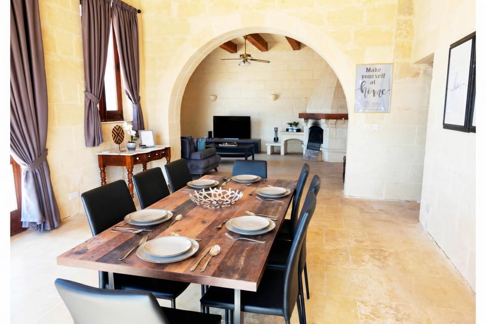 Living and dining room