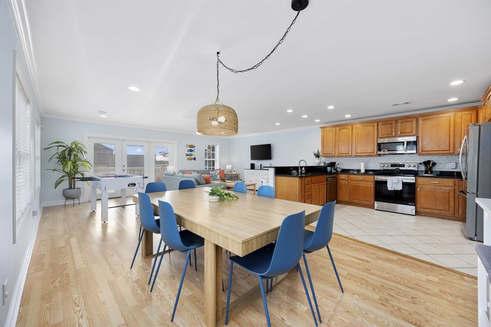 Fully open concept living area with enough room for everyone to gather.