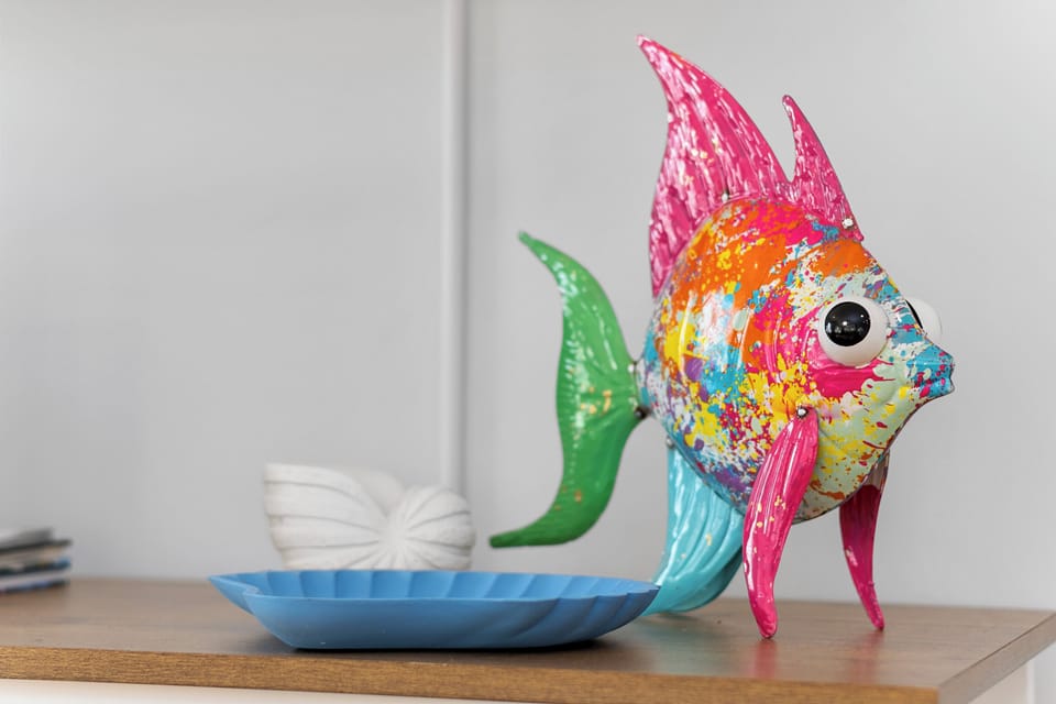 We’re all about the details! The home is decorated with beach accents throughout.
