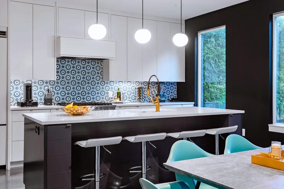 Kitchen island bar seating