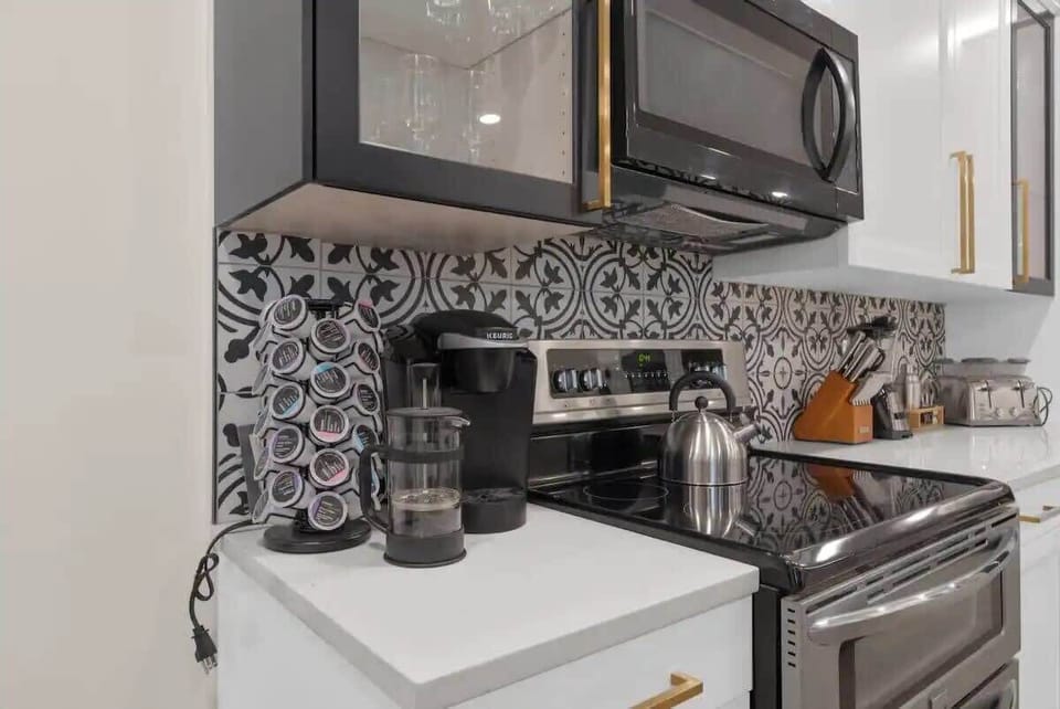 Fully stocked kitchen