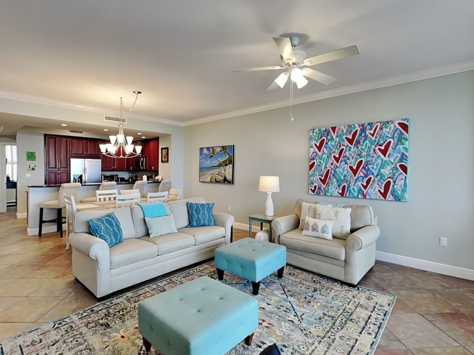 Living Area - Queen Sleeper Sofa