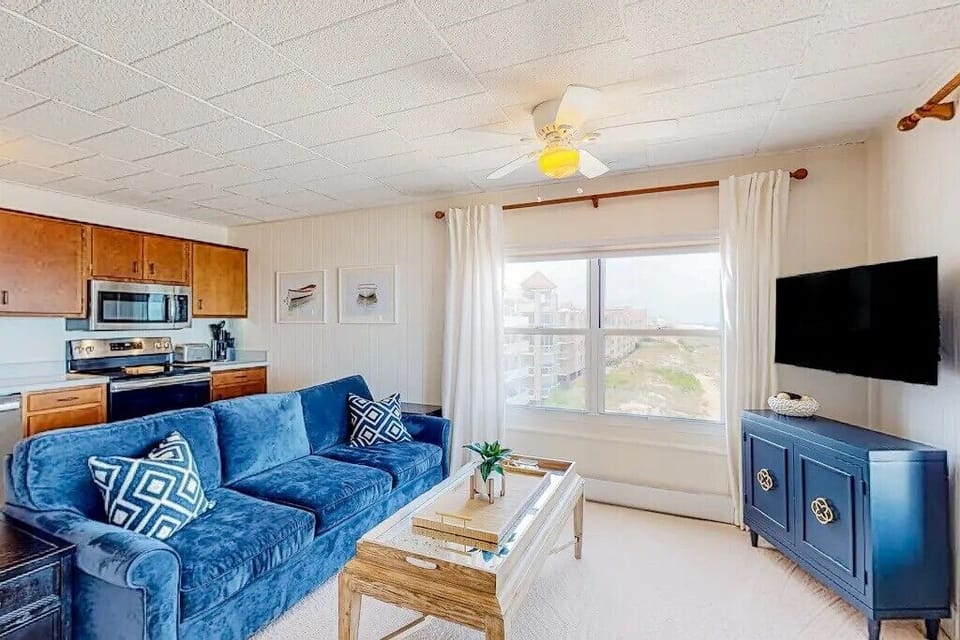 Beach view from every window