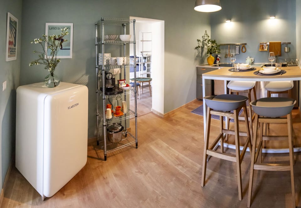 Apartment | Private kitchen | Espresso maker, electric kettle