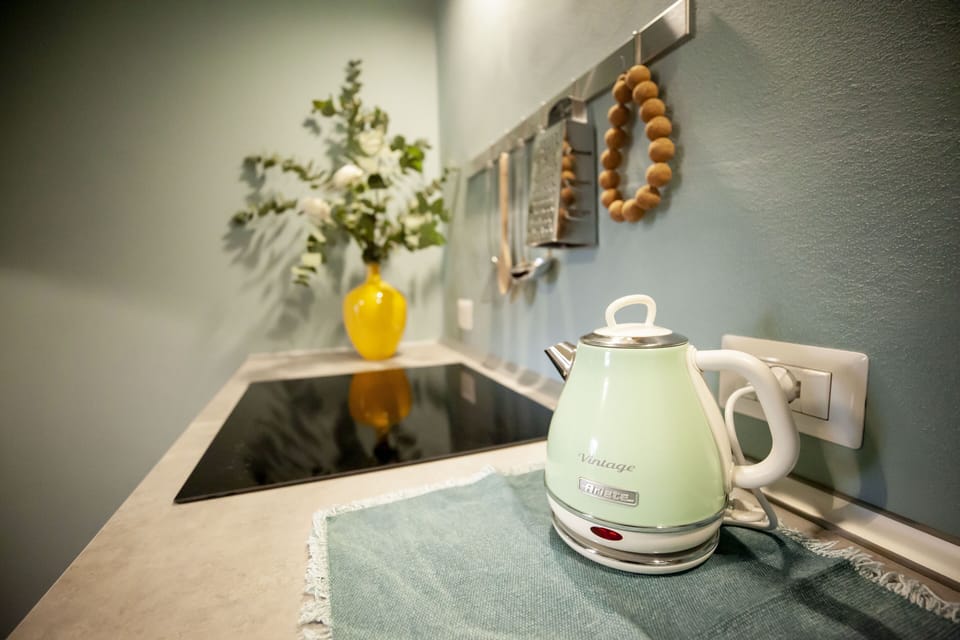 Apartment | Private kitchen | Espresso maker, electric kettle