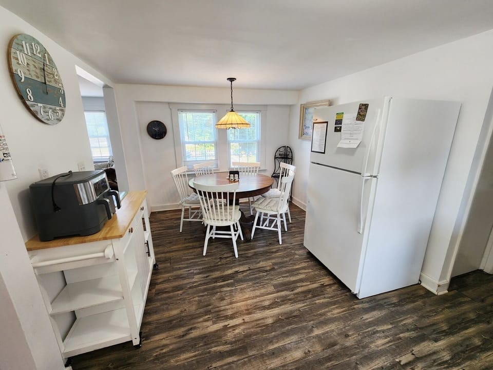 Warm and inviting kitchen with all the essentials for easy meal prep