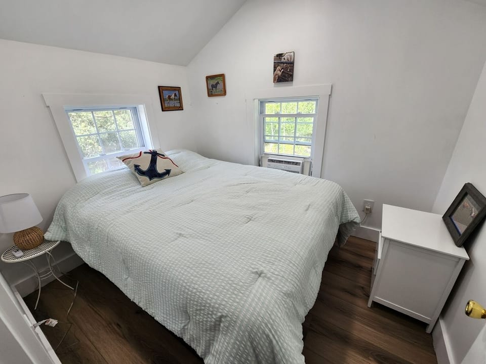 Bright and cozy second-floor queen bedroom