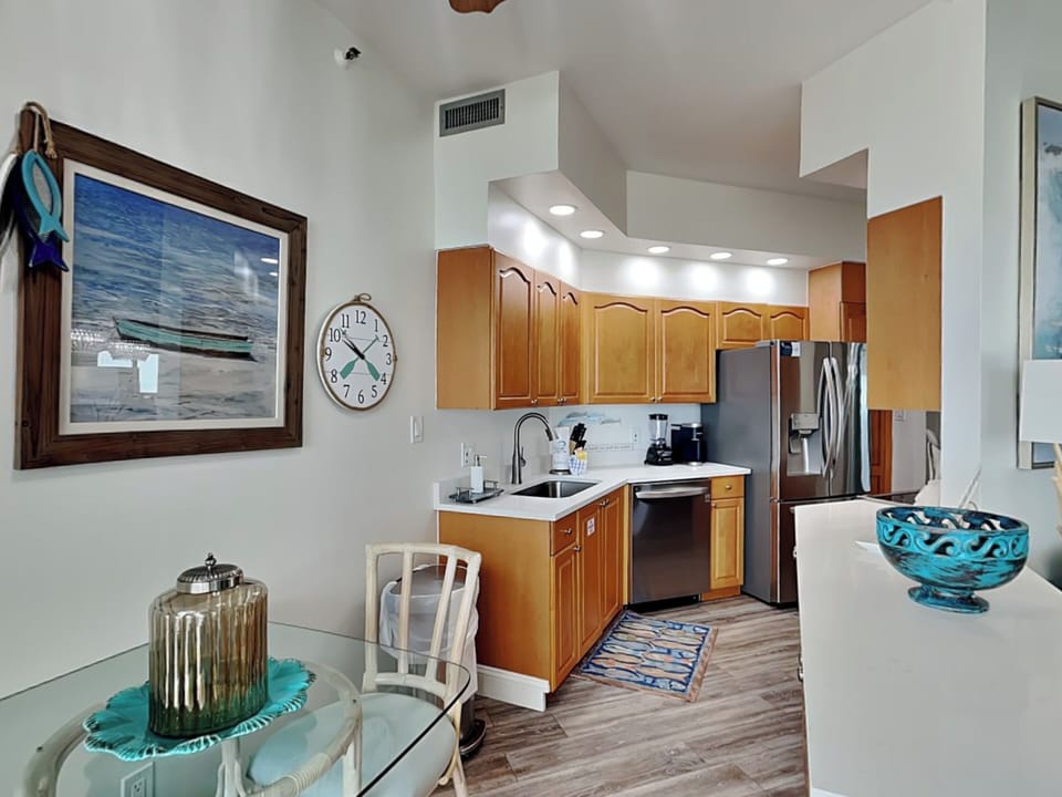 Condo, Multiple Beds, Balcony, Ocean View (#1610 - No Pets Allowed) | Private kitchen | Fridge, microwave, oven, stovetop