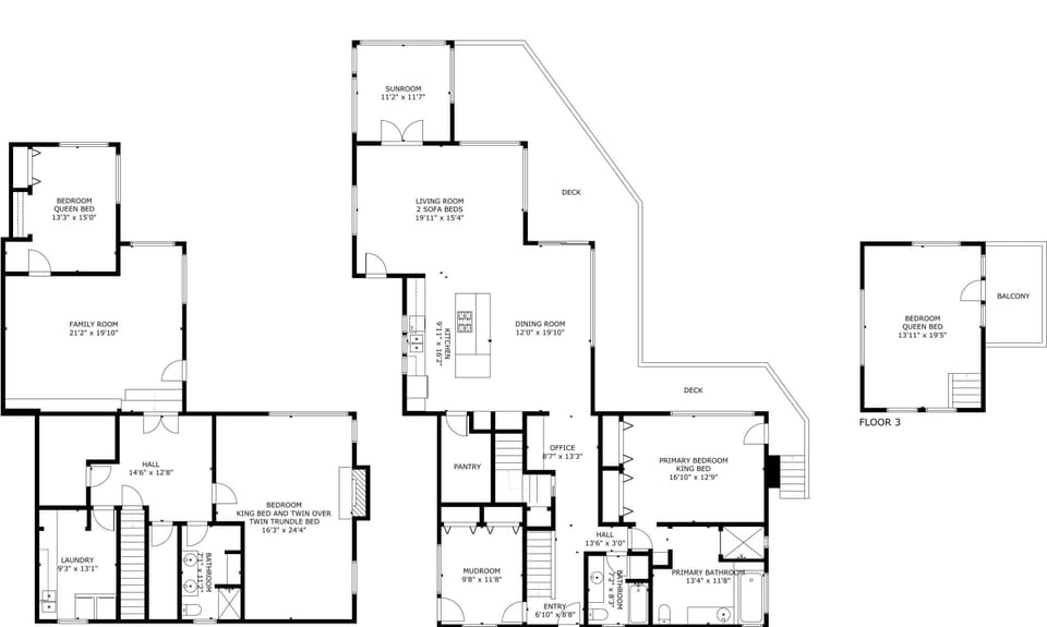With ample sleeping and common areas, CherryView Lane is a perfect place to bring the whole family.