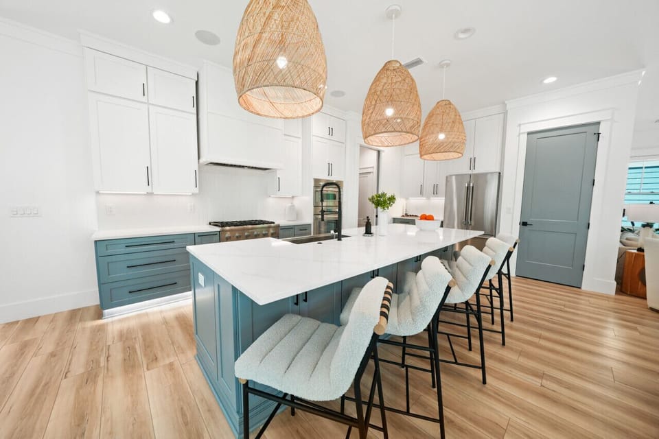 Kitchen island seating for 5
