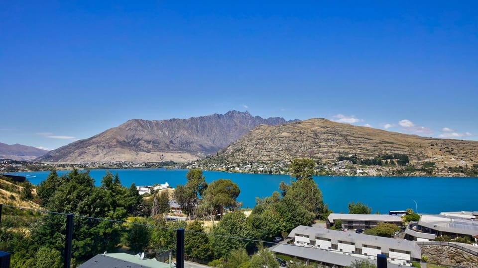 Fabulous lake and mountain views from the top deck