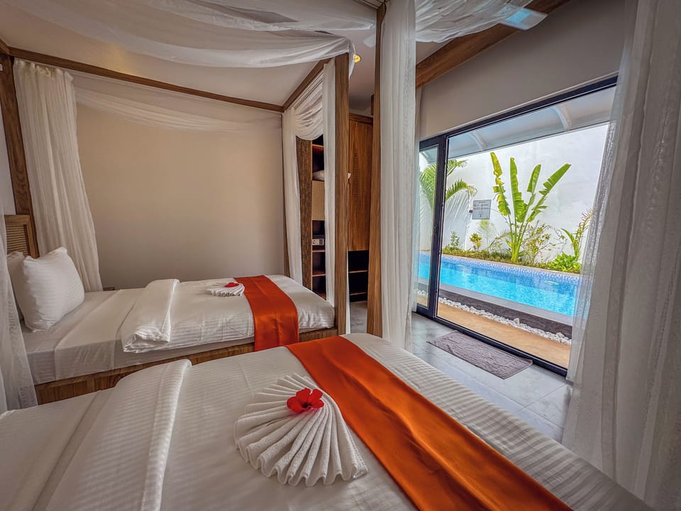 Superior Private Villa with Private Pool | Premium bedding, pillowtop beds, in-room safe, individually furnished