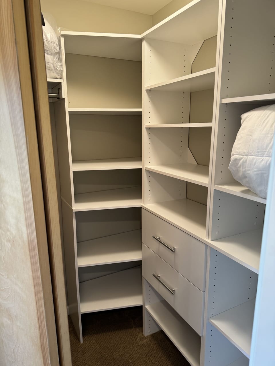 Plenty of storage and hanging space