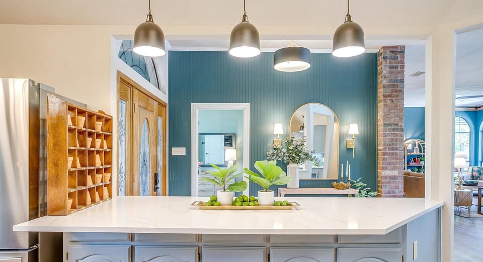 Dream kitchen for brunch, charcuterie, and champagne towers