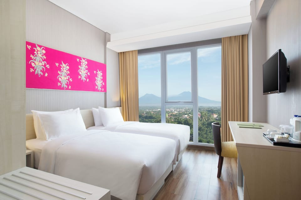 Superior Room, 2 Twin Beds | Minibar, in-room safe, desk, laptop workspace