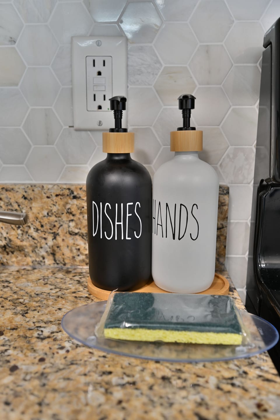 Elegant soap dispensers for a luxury touch