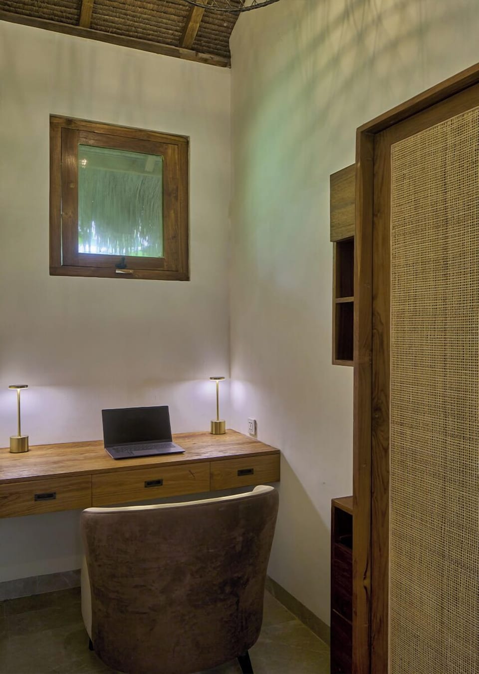 One-Bedroom Villa | Premium bedding, minibar, desk, laptop workspace