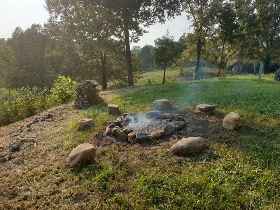 RV site 12 fire pit