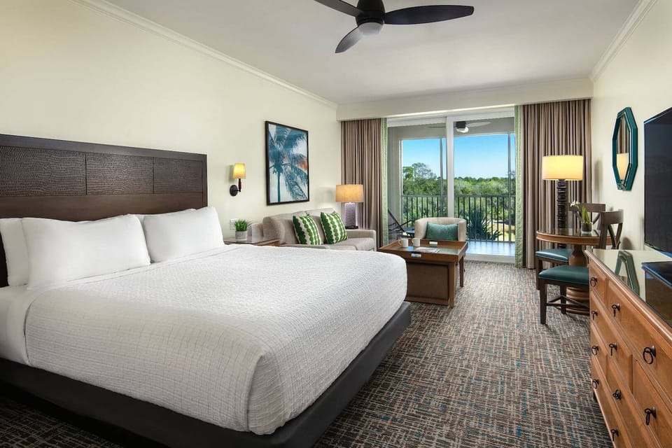Guest bedroom may contain 1 king with a sleeper sofa or two double beds. Requests can be made, but are not guaranteed.