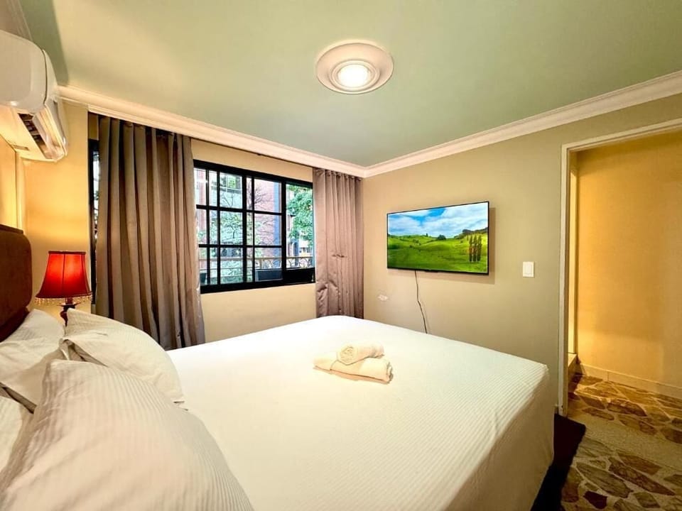 EXECUTIVE 302 | Egyptian cotton sheets, premium bedding, down comforters, in-room safe
