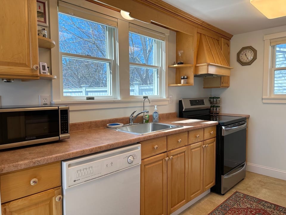 Galley-Style Updated Kitchen-