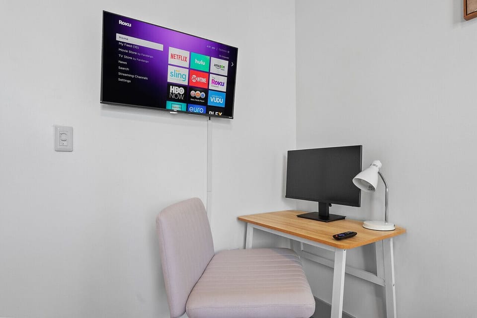 Desk workstation perfect for professionals working from home or students needing to study!