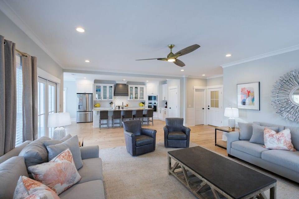 Family Room and Kitchen