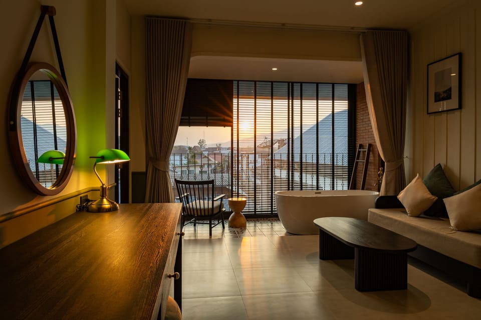 Premium bedding, memory foam beds, free minibar items, in-room safe